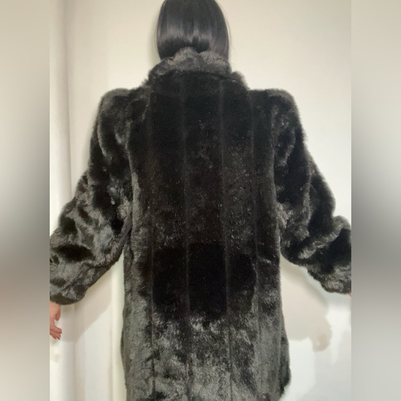 Vintage Jordache Black Faux Fur Coat - Picture 14 of 16